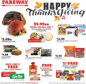 Fareway catalogue in Lewiston NY | Exclusive bargains | 2025-11-24T00:00:00.000Z - 2025-11-29T00:00:00.000Z