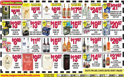 Super One Foods catalogue in Middletown DE | Liquor Ad Savings | 2025-11-11T00:00:00.000Z - 2025-11-29T00:00:00.000Z