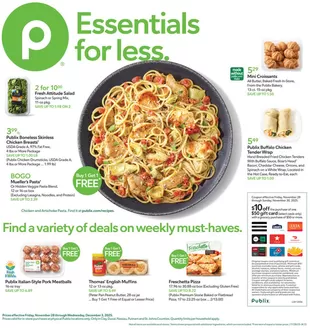 Publix catalogue in Cottondale FL | Top offers for all bargain hunters | 2025-11-28T00:00:00.000Z - 2025-12-03T00:00:00.000Z