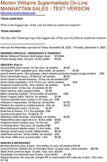 Morton Williams catalogue | Top offers for all bargain hunters | 2025-11-28T00:00:00.000Z - 2025-12-04T00:00:00.000Z