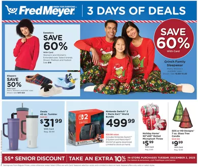 Fred Meyer catalogue in Dallas TX | Discounts and promotions | 2025-11-30T00:00:00.000Z - 2025-12-02T00:00:00.000Z