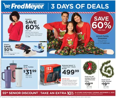 Fred Meyer catalogue in Trumbull CT | Exclusive bargains | 2025-11-30T00:00:00.000Z - 2025-12-02T00:00:00.000Z