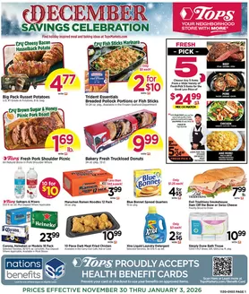 Tops catalogue | December Savings Celebration | 2025-11-30T00:00:00.000Z - 2026-01-03T00:00:00.000Z