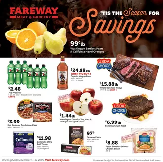 Fareway catalogue in Napa CA | Special offers for you | 2025-12-01T00:00:00.000Z - 2025-12-06T00:00:00.000Z