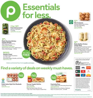 Publix catalogue in Napa CA | Offers for bargain hunters | 2025-11-28T00:00:00.000Z - 2025-12-02T00:00:00.000Z