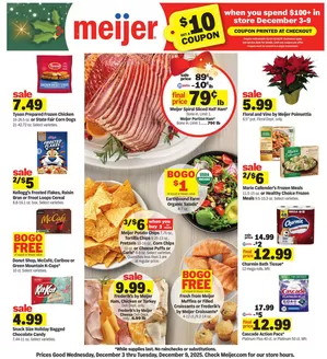 Meijer catalogue in Mchenry IL | Offers for bargain hunters | 2025-12-03T00:00:00.000Z - 2025-12-09T00:00:00.000Z