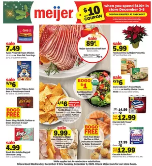 Meijer catalogue in Manteca CA | Offers for bargain hunters | 2025-12-03T00:00:00.000Z - 2025-12-09T00:00:00.000Z