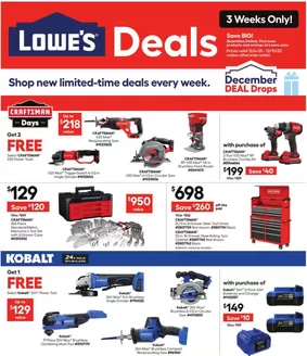 Lowe's catalogue in Anderson IN | Weekly Ads Lowe's | 2025-12-04T00:00:00.000Z - 2025-12-10T00:00:00.000Z