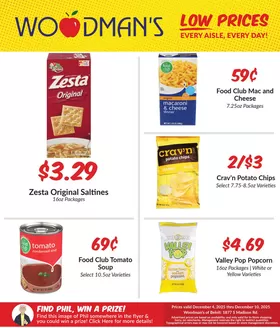 Woodman's catalogue | Offers for bargain hunters | 2025-12-04T00:00:00.000Z - 2025-12-10T00:00:00.000Z