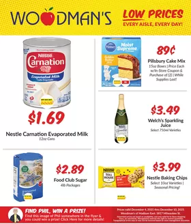 Woodman's catalogue | Exclusive deals and bargains | 2025-12-04T00:00:00.000Z - 2025-12-10T00:00:00.000Z