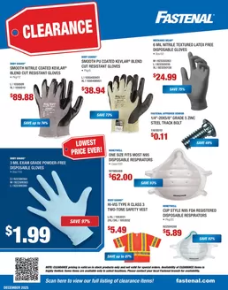 Fastenal catalogue in Bartow FL | Fastenal December Clearance Catalog | 2025-12-01T00:00:00.000Z - 2025-12-31T00:00:00.000Z