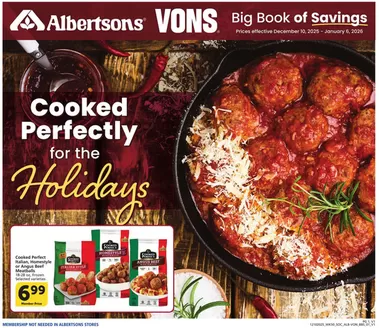 Albertsons catalogue in Paso Robles CA | Albertsons - SoCal - BBS | 2025-12-10T00:00:00.000Z - 2026-01-06T00:00:00.000Z