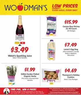 Woodman's catalogue in Bloomingdale IL | Our best deals for you | 2025-12-11T00:00:00.000Z - 2025-12-17T00:00:00.000Z