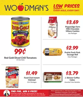 Woodman's catalogue in Bloomingdale IL | Exclusive deals and bargains | 2025-12-11T00:00:00.000Z - 2025-12-17T00:00:00.000Z
