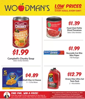 Woodman's catalogue in Bloomingdale IL | Exclusive deals for our customers | 2025-12-11T00:00:00.000Z - 2025-12-17T00:00:00.000Z