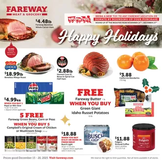 Fareway catalogue in Adrian MI | Top deals and discounts | 2025-12-15T00:00:00.000Z - 2025-12-20T00:00:00.000Z
