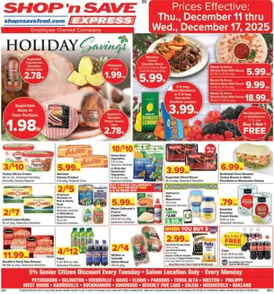Shop 'n Save catalogue in Tahlequah OK | Our best bargains | 2025-12-11T00:00:00.000Z - 2025-12-17T00:00:00.000Z