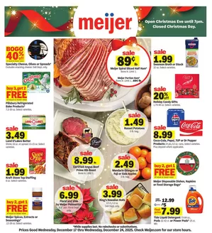 Meijer catalogue in University Park FL | Save now with our deals | 2025-12-17T00:00:00.000Z - 2025-12-24T00:00:00.000Z