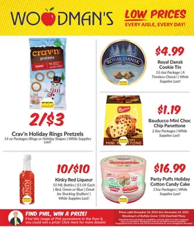 Woodman's catalogue in North Aurora IL | Exclusive deals for our customers | 2025-12-18T00:00:00.000Z - 2025-12-24T00:00:00.000Z