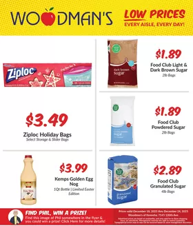 Woodman's catalogue | Current special promotions | 2025-12-18T00:00:00.000Z - 2025-12-24T00:00:00.000Z