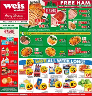 Weis Markets catalogue in Endwell NY | Great discounts on selected products | 2025-12-18T00:00:00.000Z - 2025-12-24T00:00:00.000Z