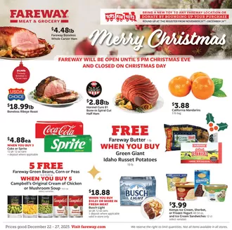 Fareway catalogue | Top deals for all customers | 2025-12-22T00:00:00.000Z - 2025-12-27T00:00:00.000Z
