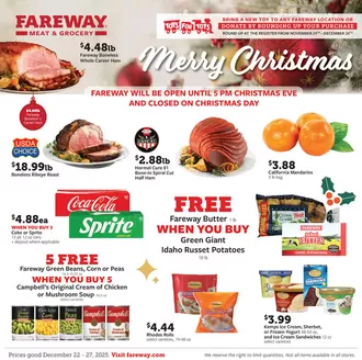 Fareway catalogue in Oakwood OH | Special offers for you | 2025-12-22T00:00:00.000Z - 2025-12-27T00:00:00.000Z