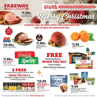 Fareway catalogue | Special offers for you | 2025-12-22T00:00:00.000Z - 2025-12-27T00:00:00.000Z