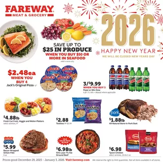 Fareway catalogue in Willards MD | Discover attractive offers | 2025-12-29T00:00:00.000Z - 2026-01-03T00:00:00.000Z