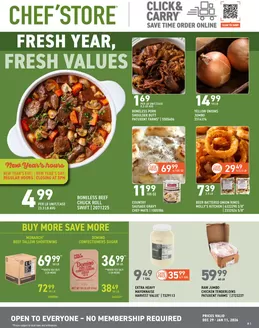 Chef'Store catalogue in Tampa FL | Current deals and offers | 2025-12-29T00:00:00.000Z - 2026-01-11T00:00:00.000Z