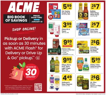 ACME catalogue in Tampa FL | Acme Markets - BBS | 2025-12-26T00:00:00.000Z - 2026-01-22T00:00:00.000Z