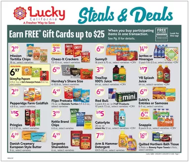Lucky Supermarkets catalogue in Salinas CA | Online Savings Guide | 2026-01-02T00:00:00.000Z - 2026-01-27T00:00:00.000Z