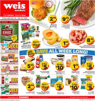 Weis Markets catalogue in Van Nuys CA | Weekly Ads Weis Markets | 2026-01-02T00:00:00.000Z - 2026-01-28T00:00:00.000Z
