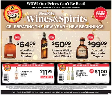 ShopRite catalogue in Toms River NJ | ShopRite Wine & Spirits - 1/4 | 2026-01-04T00:00:00.000Z - 2026-01-13T00:00:00.000Z