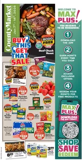 County Market catalogue in Cartersville GA | Great discounts on selected products | 2026-01-07T00:00:00.000Z - 2026-01-14T00:00:00.000Z