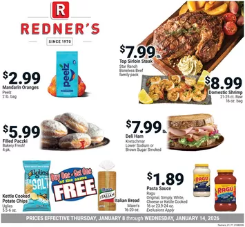 Redner's Warehouse catalogue in Phoenixville PA | On Sale January_08_S13 | 2026-01-08T00:00:00.000Z - 2026-01-14T00:00:00.000Z