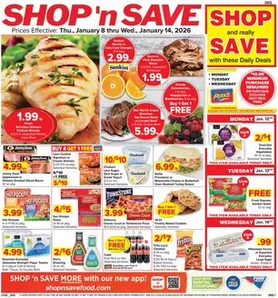 Shop 'n Save catalogue | Shop 'n Save Weekly ad | 2026-01-08T00:00:00.000Z - 2026-01-14T00:00:00.000Z