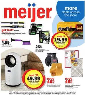 Meijer catalogue in Lucerne Valley CA | more deals across the store | 2026-01-14T00:00:00.000Z - 2026-01-20T00:00:00.000Z