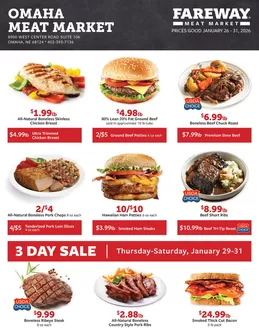 Fareway catalogue in Cheektowaga NY | Save now with our deals | 2026-01-26T00:00:00.000Z - 2026-01-31T00:00:00.000Z