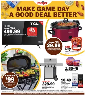 Meijer catalogue in Council Bluffs IA | MAKE GAME DAY A GOOD DEAL BETTER | 2026-01-28T00:00:00.000Z - 2026-02-03T00:00:00.000Z