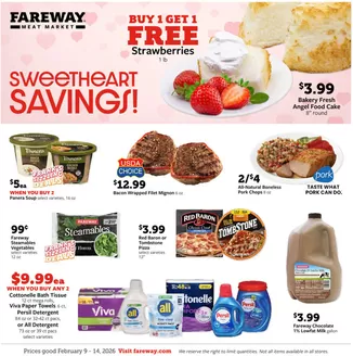Fareway catalogue in Satsuma AL | Top deals for all customers | 2026-02-09T00:00:00.000Z - 2026-02-14T00:00:00.000Z