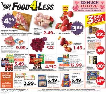 Food 4 Less catalogue in Atascadero CA | Current deals and offers | 2026-02-11T00:00:00.000Z - 2026-02-17T00:00:00.000Z