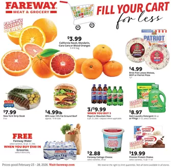 Fareway catalogue in Warsaw MO | Top offers for all bargain hunters | 2026-02-23T00:00:00.000Z - 2026-02-28T00:00:00.000Z