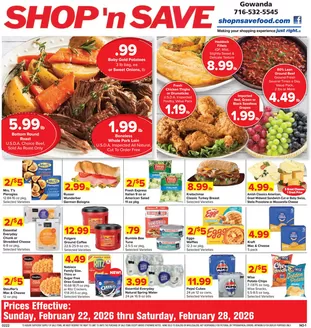 Shop 'n Save catalogue in Roseville CA | Attractive special offers for everyone | 2026-02-22T00:00:00.000Z - 2026-02-28T00:00:00.000Z