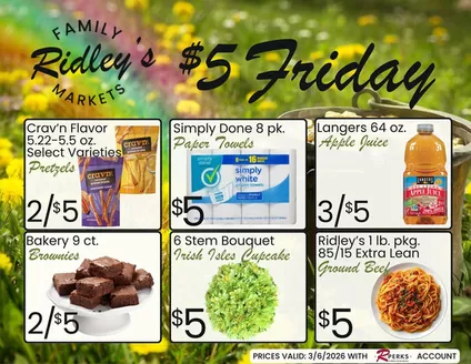 Ridley's Family Markets catalogue in Indianapolis IN | Ridley's Family Markets weekly ad | 2026-03-03T00:00:00.000Z - 2026-03-09T00:00:00.000Z