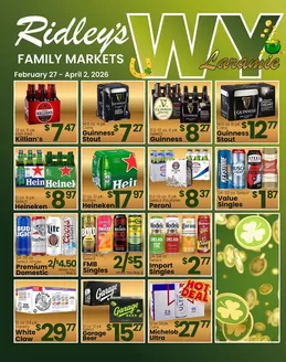 Ridley's Family Markets catalogue | Our best offers for you | 2026-02-27T00:00:00.000Z - 2026-04-02T00:00:00.000Z