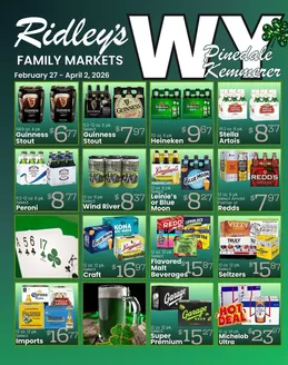 Ridley's Family Markets catalogue | Offers for bargain hunters | 2026-02-27T00:00:00.000Z - 2026-04-02T00:00:00.000Z