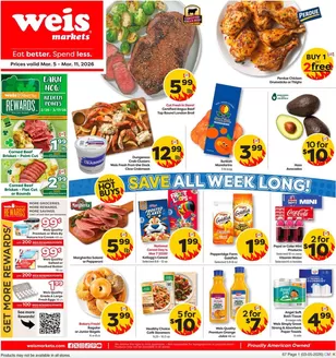 Weis Markets catalogue in Lodi CA | Special offers for you | 2026-03-05T00:00:00.000Z - 2026-03-11T00:00:00.000Z