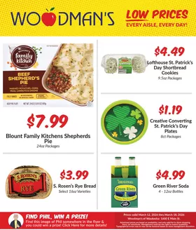 Woodman's catalogue in Bloomingdale IL | Discover attractive offers | 2026-03-12T00:00:00.000Z - 2026-03-18T00:00:00.000Z