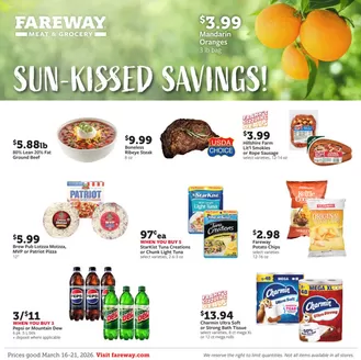 Fareway catalogue in Waterloo IA | Top deals for all customers | 2026-03-16T00:00:00.000Z - 2026-03-21T00:00:00.000Z